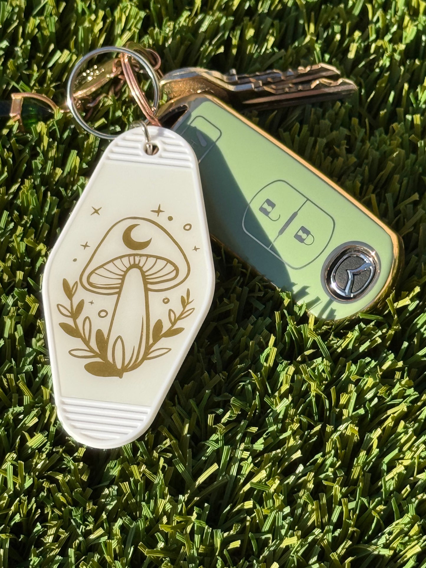 CSB Initial Motel Keychain