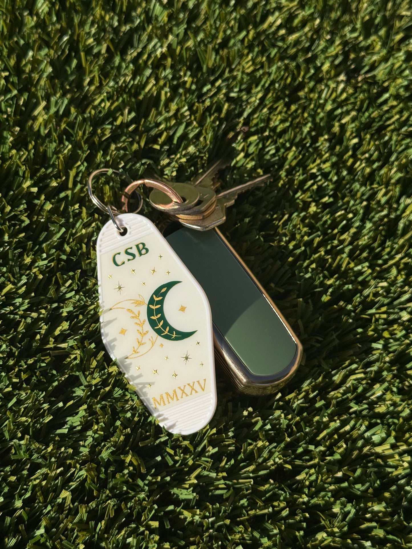 CSB Crescent Moon Motel Keychain