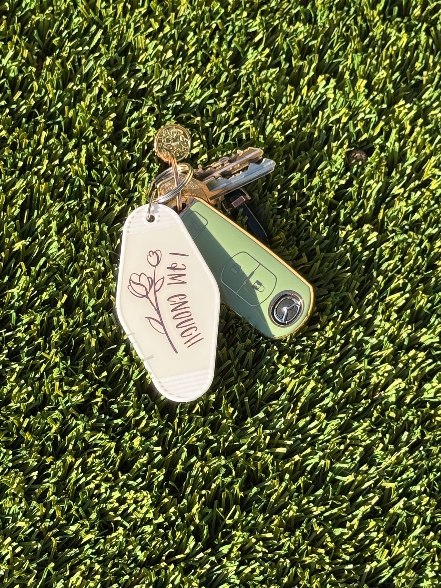 Affirmation keychain