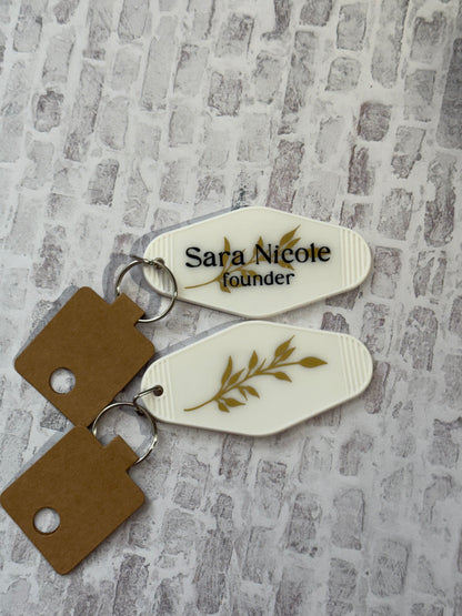 CSB Crescent Moon Motel Keychain