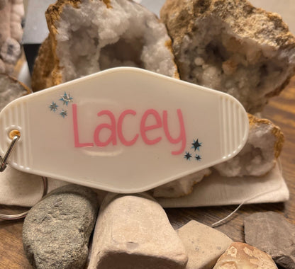 Custom Motel Keychain