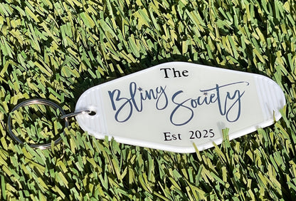 Custom Motel Keychain