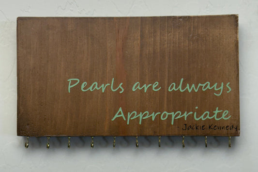 Wood Necklace holder