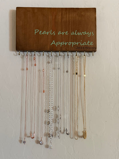 Wood Necklace holder
