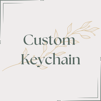 Custom Motel Keychain