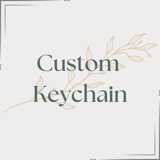 Custom Motel Keychain